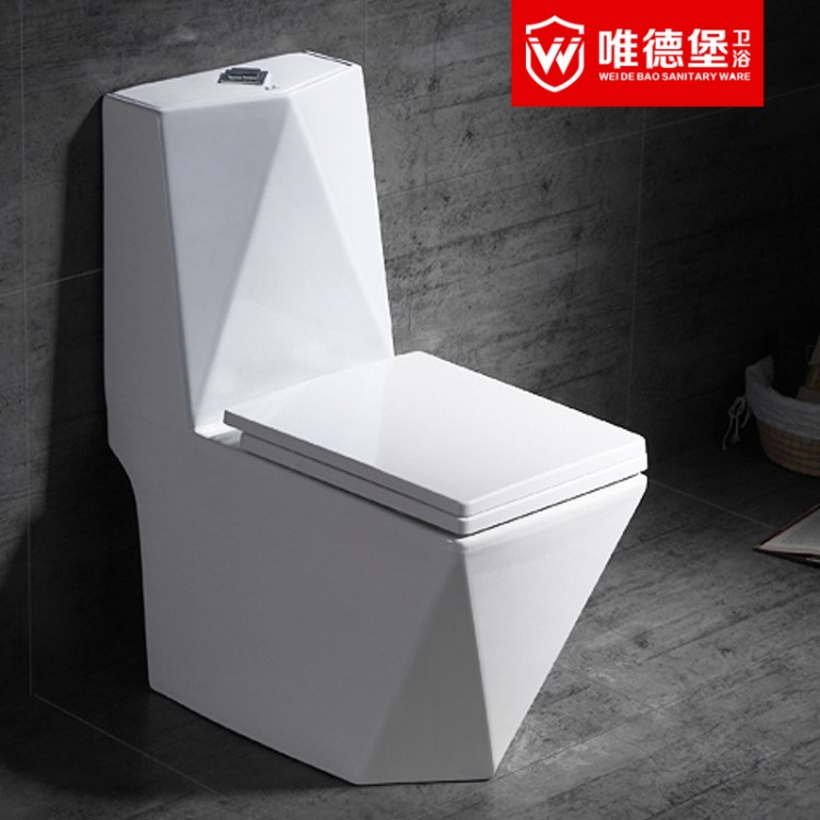 唯德堡830廠家馬桶批發虹吸鉆石坐便器陶瓷座便器定制坑距墻排