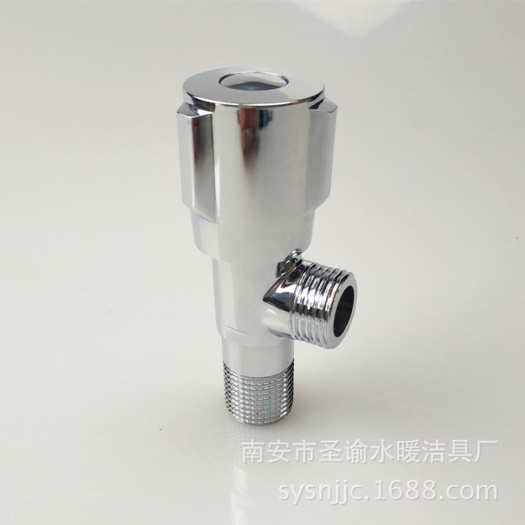 全銅加厚防爆銅三角閥 快開冷熱三條輪熱水器止水閥開關 馬桶配件