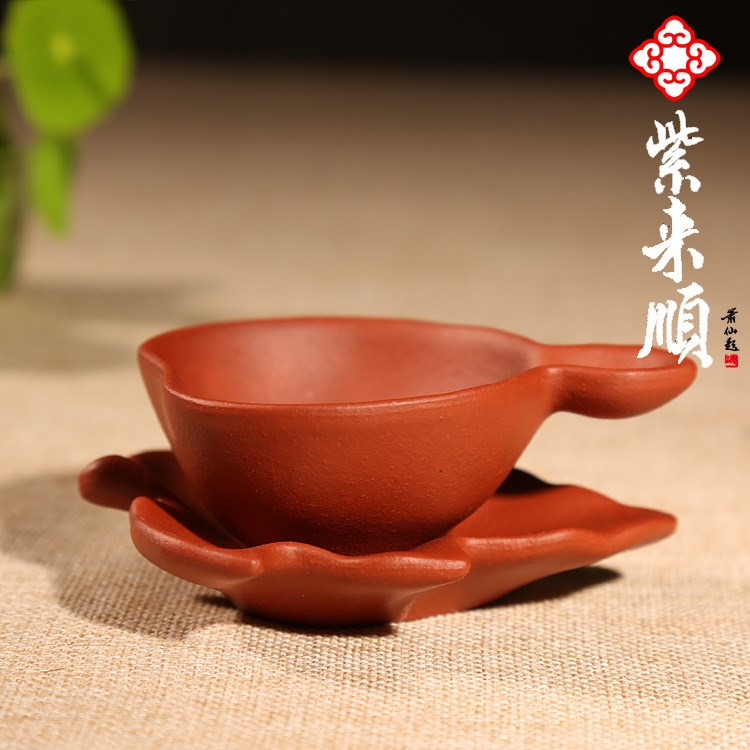 紫來順宜興茶具茶網(wǎng)紫砂茶道用具桃葉茶漏創(chuàng)意茶隔廠家批發(fā)價9301