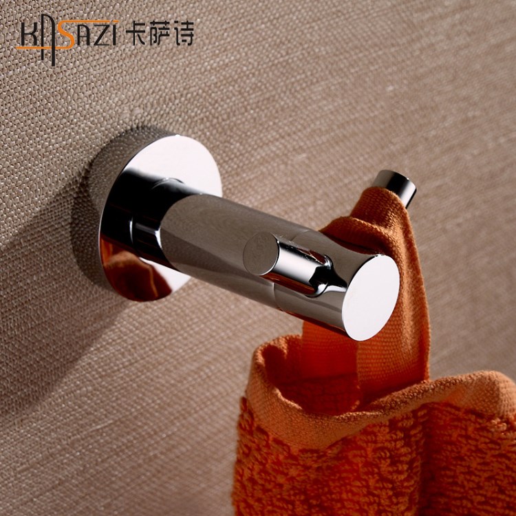 卡薩詩衛(wèi)浴 浴室掛件 掛鉤 衣鉤 廠家直銷 大量批發(fā) 承接酒店工程