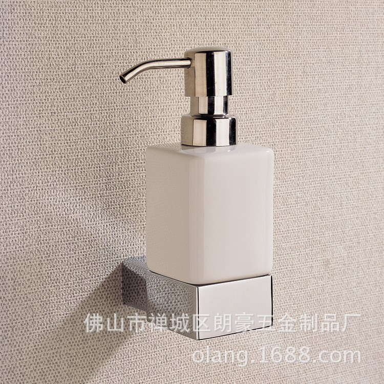 全銅仿古衛(wèi)浴掛件皂液瓶全銅皂液器酒店手動(dòng)皂液器批發(fā)oL-2801C