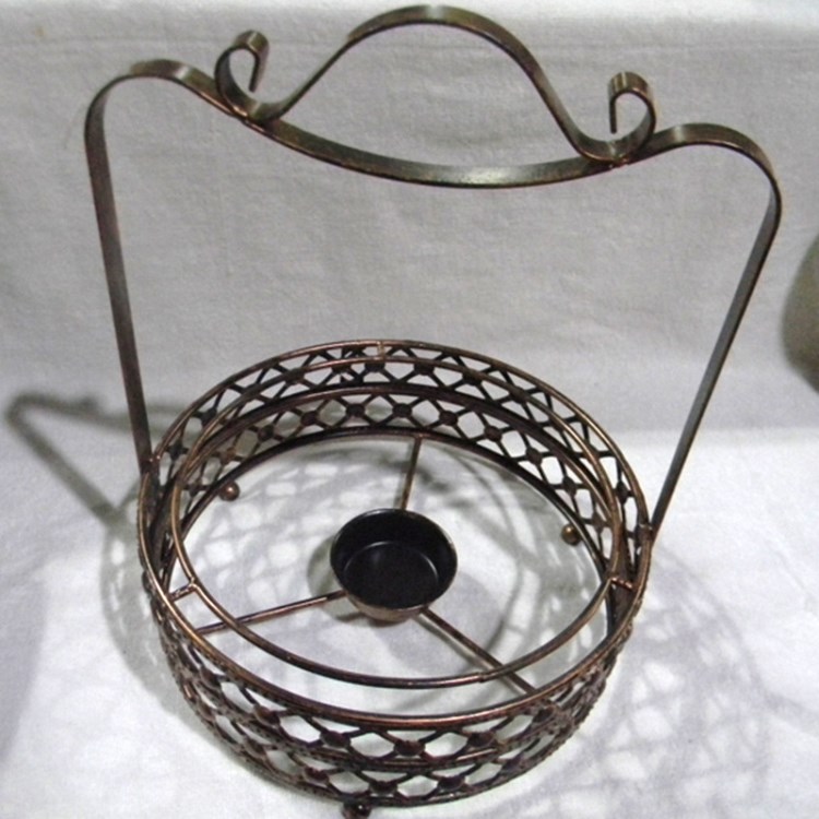 廠家直銷 供應(yīng)中式古銅花籃餐爐 鋁制材質(zhì)不粘鍋 品質(zhì) 批發(fā)
