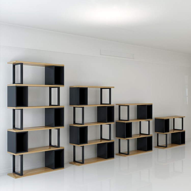 现代中式板式展示柜货架家居实用客厅置物架商超陈列柜厂家直销