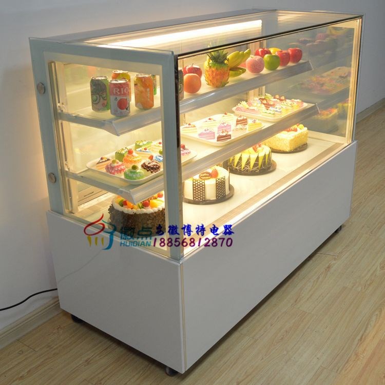 烘焙蛋糕房水果保鮮柜 面包房飲料酸奶展示柜1.8米鋼化玻璃風(fēng)冷