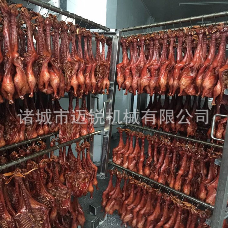 牛板筋蒸煮烟熏炉 大型全自动蒸煮烟熏炉  整烤鸡烤鸭烟熏炉