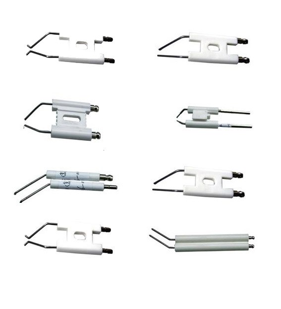 鍋爐燃燒機(jī)配件 小聯(lián)體點(diǎn)火針 陶瓷打火針點(diǎn)火電極 雙頭打火棒