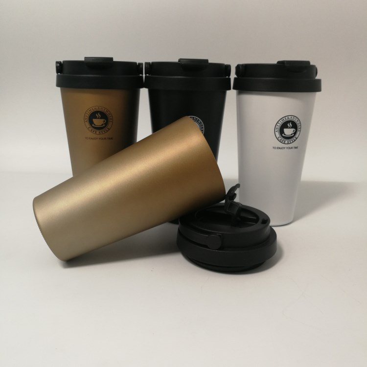 雙層保溫杯手提式咖啡杯 汽車杯 奶茶杯 內外304真空杯批發定制