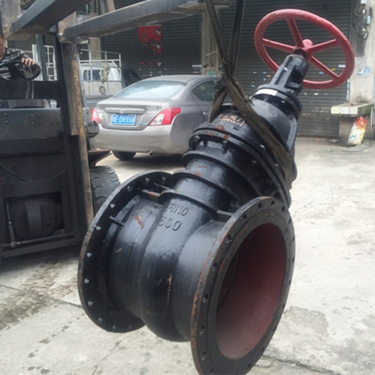 閥門廠家直銷鑄鐵閘閥 法蘭鐵桿Z45T-10大口徑DN500-1600