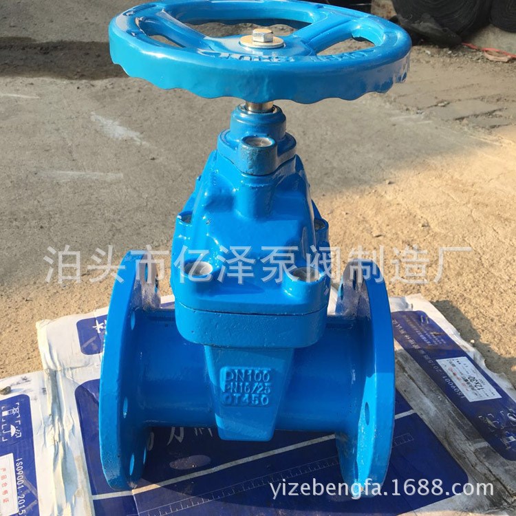 廠家直銷 軟密封法蘭閘閥 暗桿閘閥 Z45X-16彈性座封閘閥