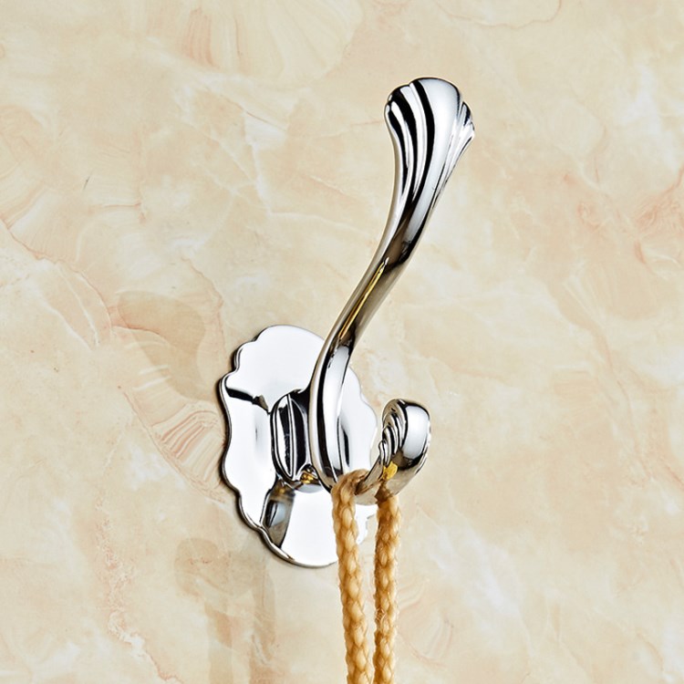 免打孔掛鉤304不銹鋼金屬掛衣鉤子魚尾創意單鉤免釘批發廠家直銷