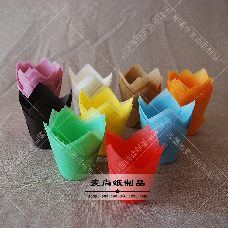 歐洲郁金香火焰杯蛋糕紙杯烘焙西點(diǎn)糕點(diǎn)食品包裝燒烤批發(fā)定制