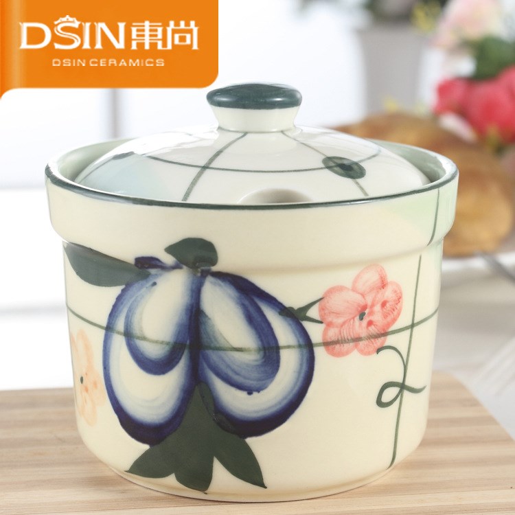 陶瓷調(diào)味瓶罐盒調(diào)料瓶品鹽糖罐創(chuàng)意廚房用具禮品廠家可加logo定制