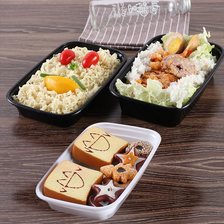 hd批發一次性飯盒 環保方形外賣快餐打包盒 塑料PP一次性快餐盒
