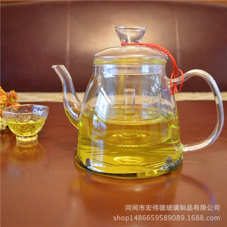 耐熱玻璃茶壺 電磁爐電陶爐玻璃養(yǎng)生壺 直火煮茶玻璃壺