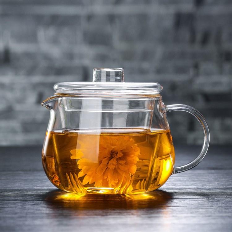 廠家直銷(xiāo)供應(yīng)耐熱玻璃煮茶壺加厚泡茶器辦公居家透明玻璃壺直火壺