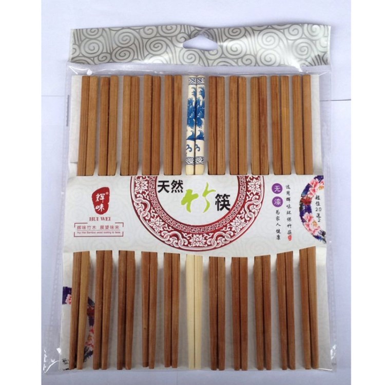 碳化印花筷工藝筷 10元店竹筷子趕集地攤貨源批發20雙超值裝