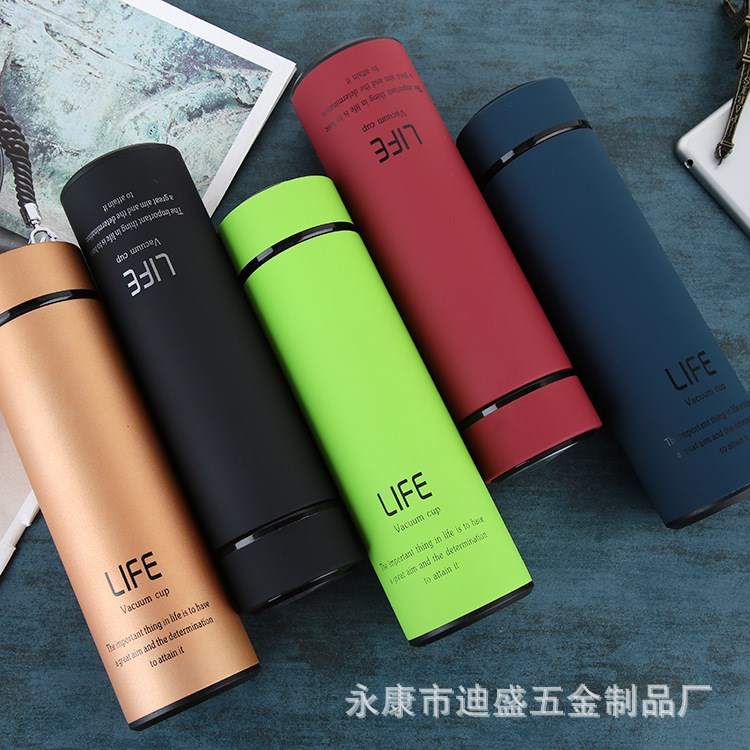 批發(fā)304不銹鋼制品保溫杯商務(wù)禮品廣告直身水杯定制LOGO一件代發(fā)