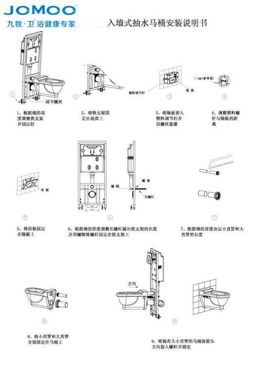 厂家直销水箱 入墙式挂便水箱 PP蓄水箱 背靠墙安装 接受OEM