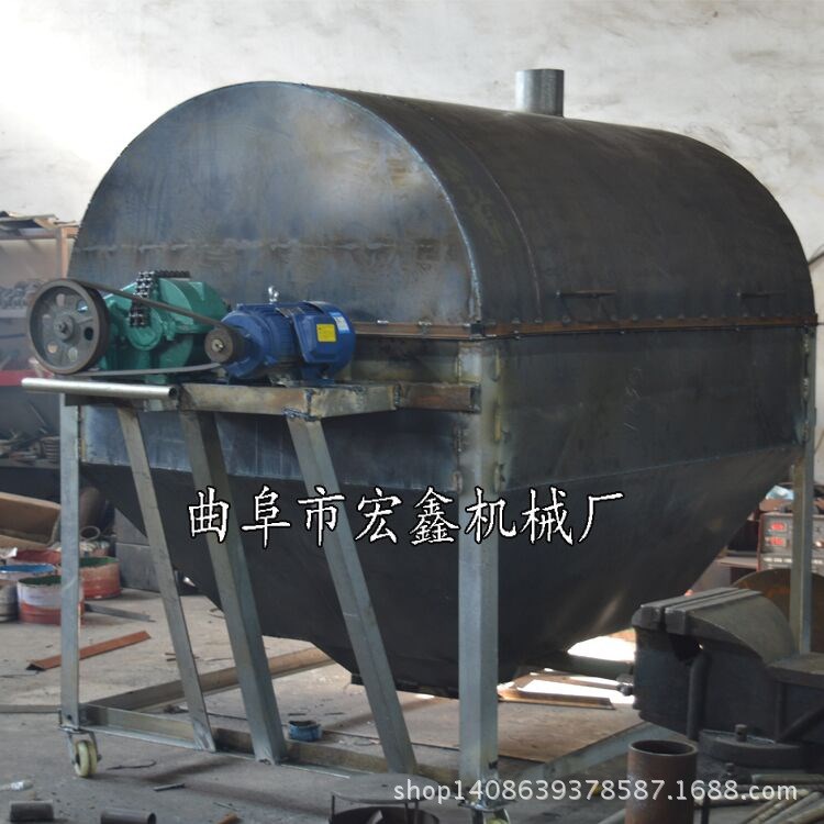 流動板栗炒貨機 干貨翻炒機 休閑食品加工機