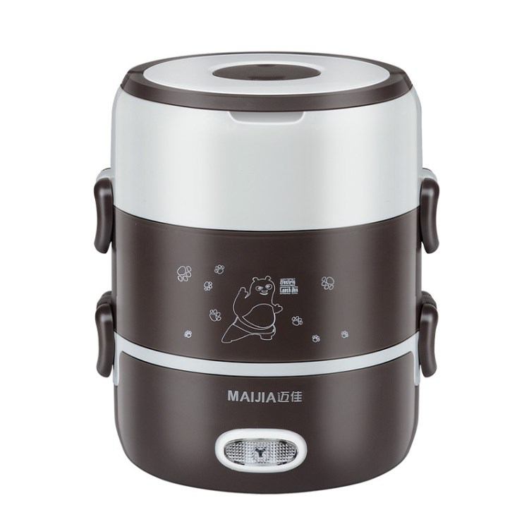 【工廠直銷 一件代發貨】MAIJIA邁佳多功能三層不銹鋼電熱飯盒