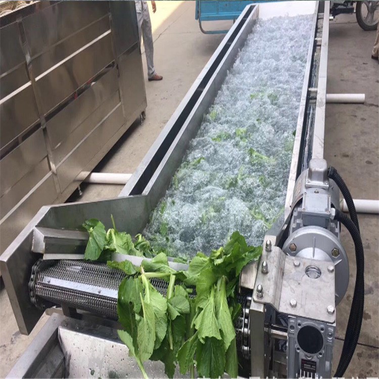 果蔬氣泡清洗機(jī)流水線 全自動洗菜機(jī) 食品包裝袋清洗機(jī)風(fēng)干機(jī)定制