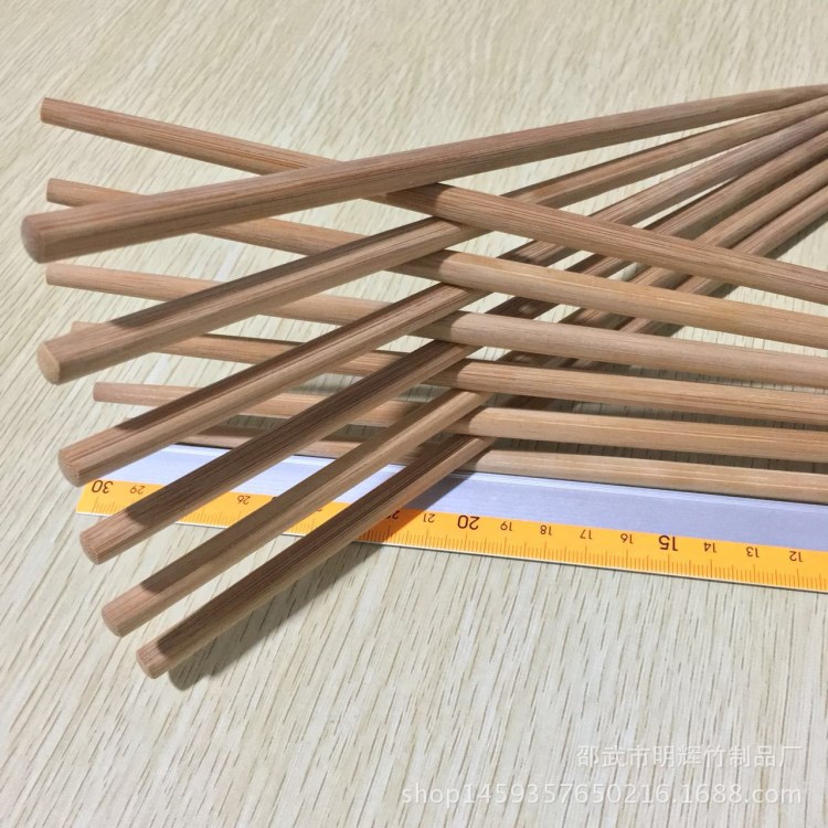 竹筷子批發(fā) 30厘米加長火鍋筷 炭化色酒店筷 無毒無蠟無漆無味