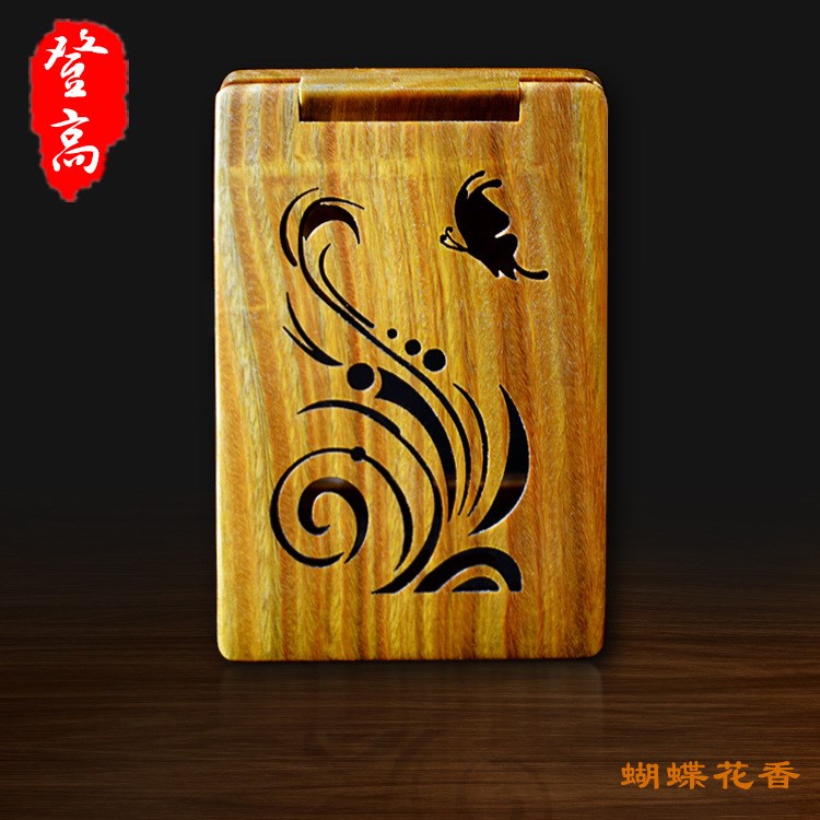 綠檀工藝木鏡 折疊式雙面鏡 美妝尚品 饋贈佳品 廠家直銷