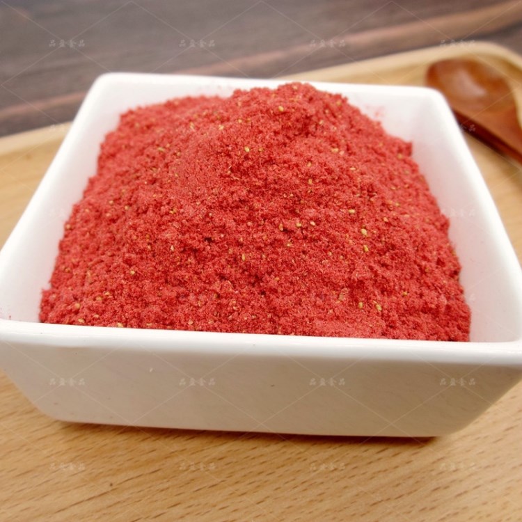 各种果蔬粉水果粉冲调饮品冻干草莓粉 烘培原料散装食品级草莓粉