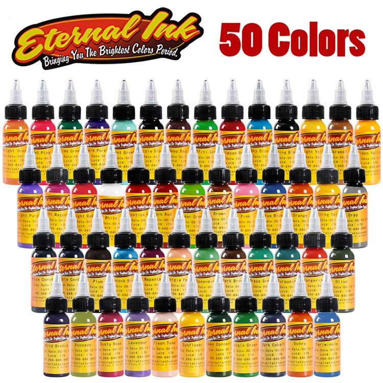 Eternal 50色 30ml 伊特諾彩色色料 紋身色料 紋身顏料套裝 繡龍