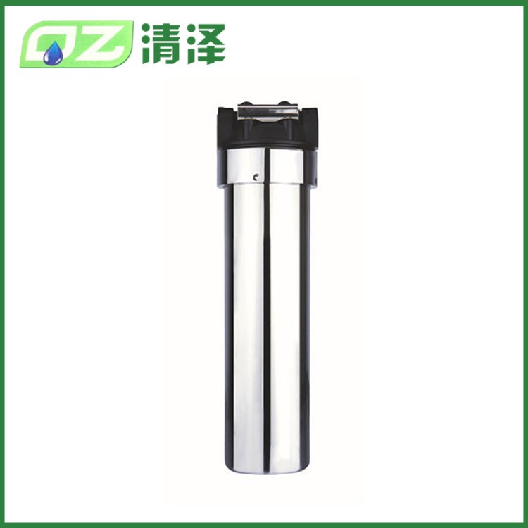 現貨銷售 200L立式不銹鋼自沖洗凈水器外殼 凈水器單筒配件
