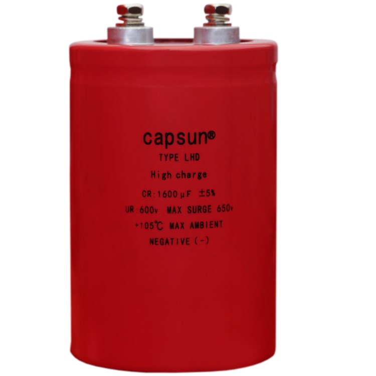 CAPSUN供應(yīng)高品質(zhì)600v1600UF焊接機(jī)用儲能快速充放電鋁電解電容