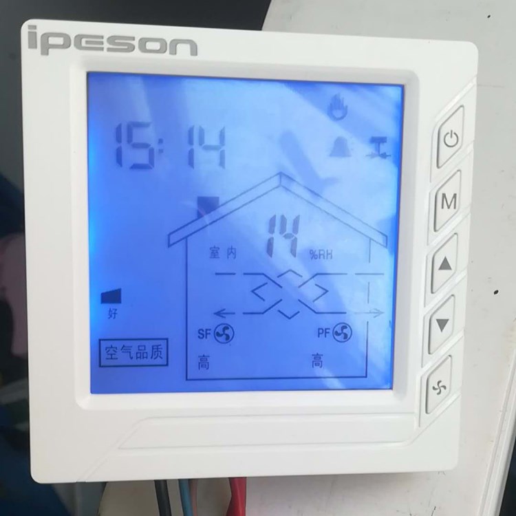 厂家新产品新风换气机温控器 全热新风交换机温控器 保质二年