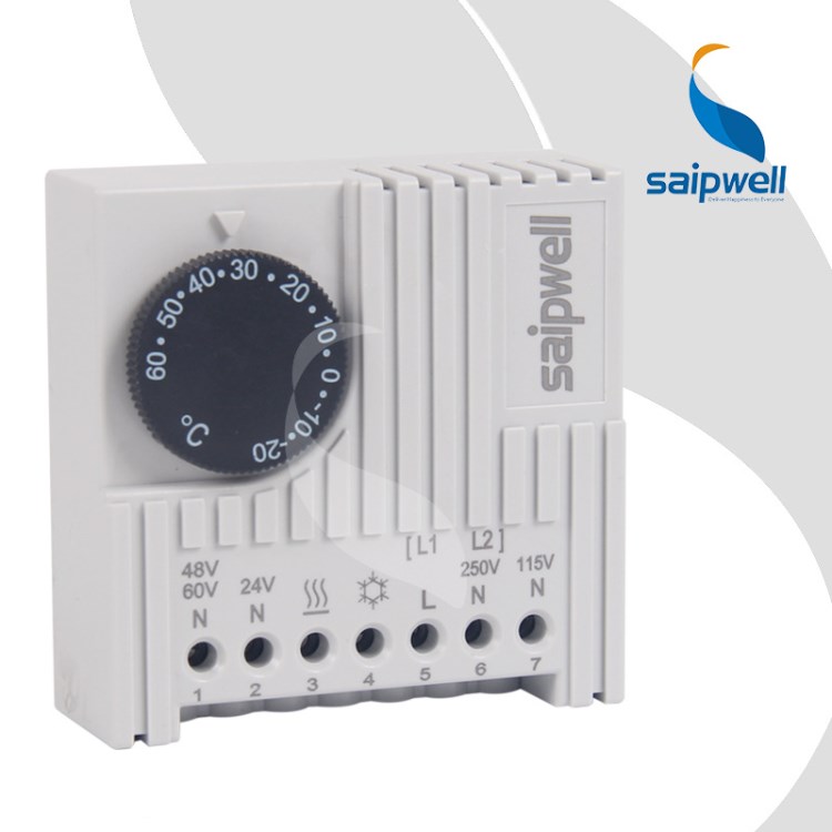 saipwell 電子式溫控器 SK3110 溫控加熱器 機(jī)箱機(jī)柜溫控器