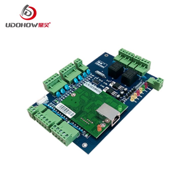TCP/IP通讯 微耕双门双向联网门禁控制器 出租房网络门禁系统控制