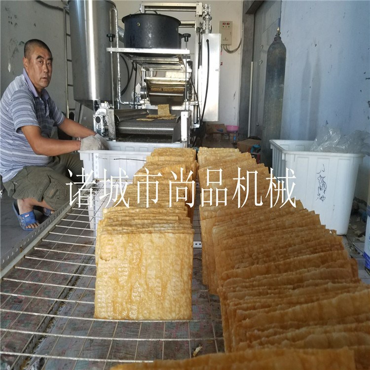 石家莊環(huán)保薄脆油炸機(jī)器炸煎餅果子脆皮機(jī)投資小回報(bào)大