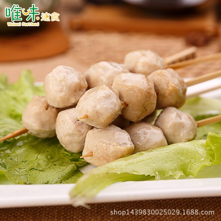 唯新貢丸 鮮肉貢丸280g肉丸 燒烤水煮麻辣燙火鍋丸子關(guān)東煮批發(fā)