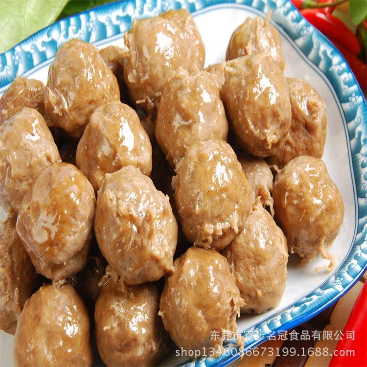 名冠牛肉丸火鍋食材 關(guān)東煮批發(fā)肉丸 冷凍肉制品批發(fā)廠家直銷