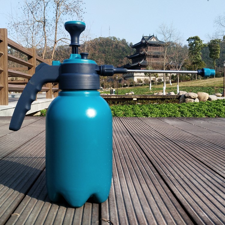 手動氣壓式加厚 墨綠小型噴霧器 澆花壺灑水壺澆水壺 園藝工具