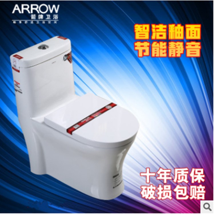 箭牌馬桶節(jié)水馬桶坐便器雙孔超漩式陶瓷節(jié)水坐廁座便