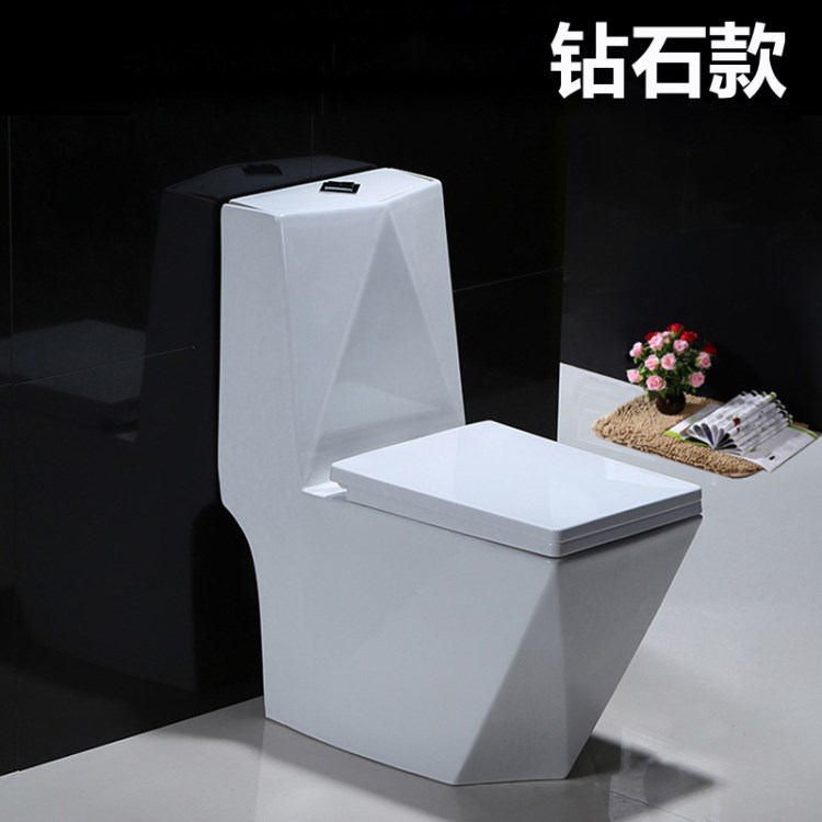 超大四方馬桶坐便器鉆石款虹吸式防臭防堵衛生間潔具衛浴廠家直銷