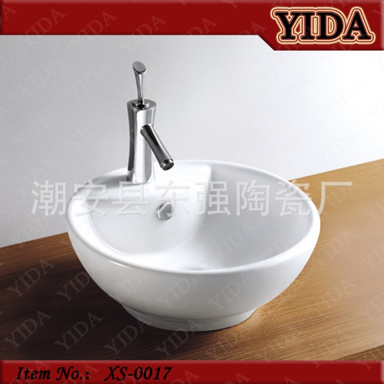 知名衛(wèi)浴品牌貼牌（OEM）佛山陶瓷面盆/藝術(shù)盆 工程酒店XS-0017