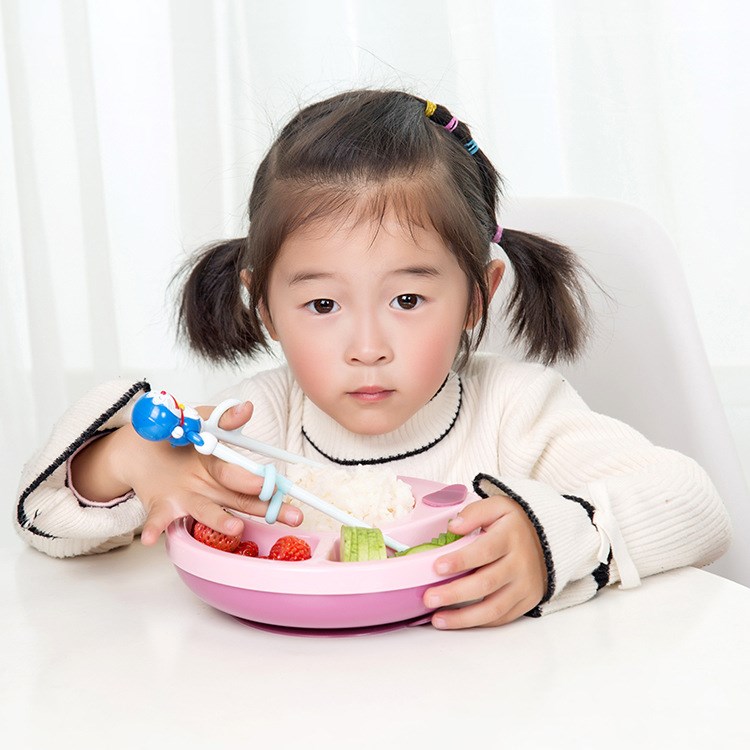 嬰幼兒注水保溫碗 保溫盤 硅膠吸盤防摔防燙碗 寶寶輔食餐具