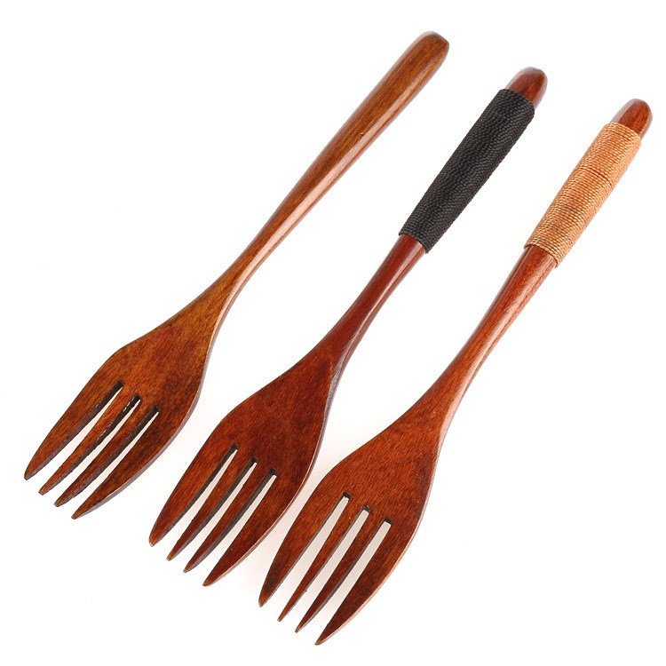 爆款暢銷產(chǎn)品 天然木餐具 線手四齒釵 日式和風(fēng) 創(chuàng)意勺叉套裝