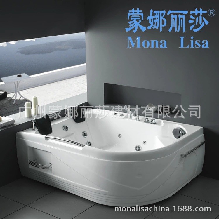 MonaLisa 雙人按摩亞克力浴缸 沖浪水療浴缸廣東衛浴品牌 M-2023