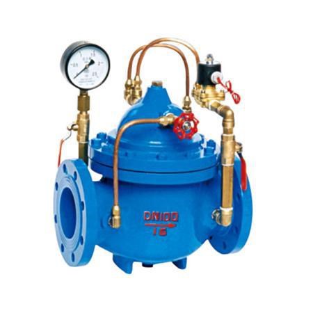 600X水利流量電磁控制閥水泵流量閥門DN40-DN250規格廠家直供