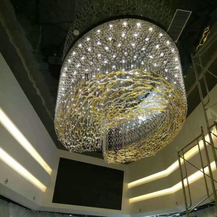 銀漢中山燈飾  led室內裝飾燈 非標燈定制 酒店演播廳大堂定制燈
