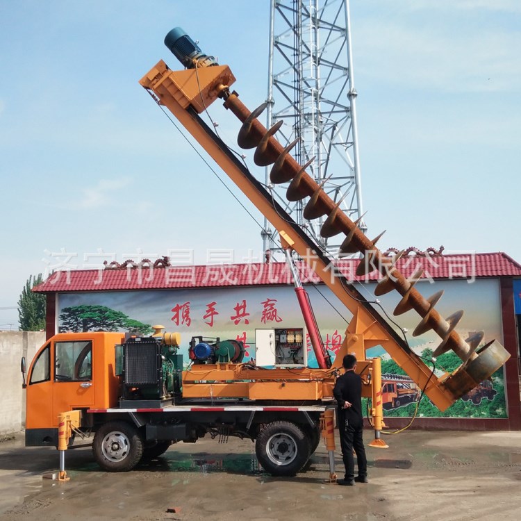 出售直銷小型地基打樁機(jī) 螺旋鉆孔機(jī) 地基樁工機(jī)械 打樁機(jī)廠家