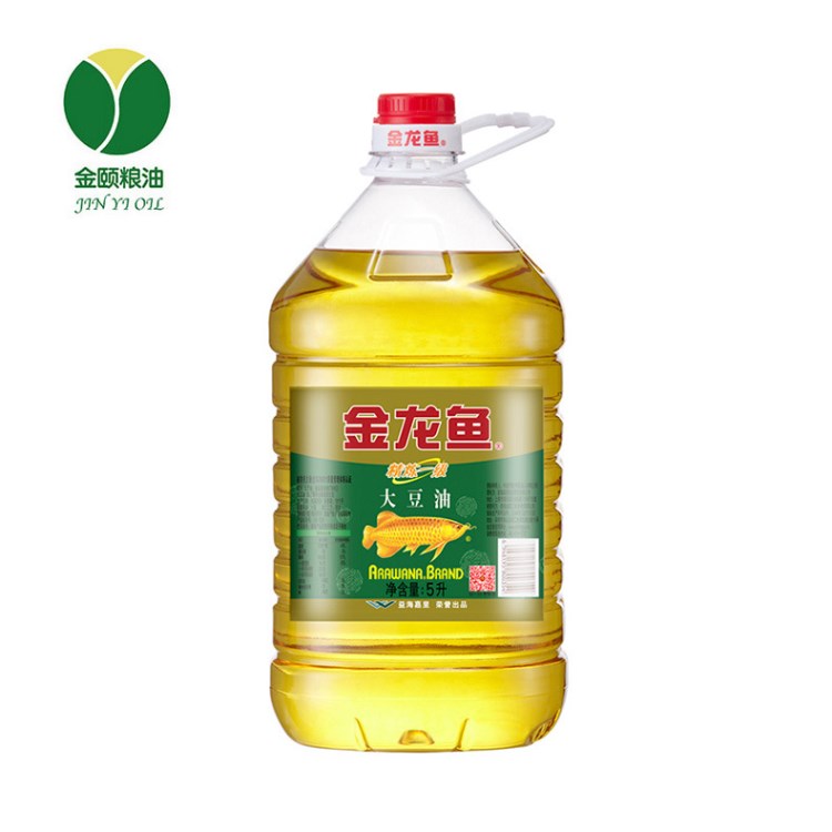 金龙鱼 精炼一级大豆油 5L食用油炒菜粮油植物油 批发整箱