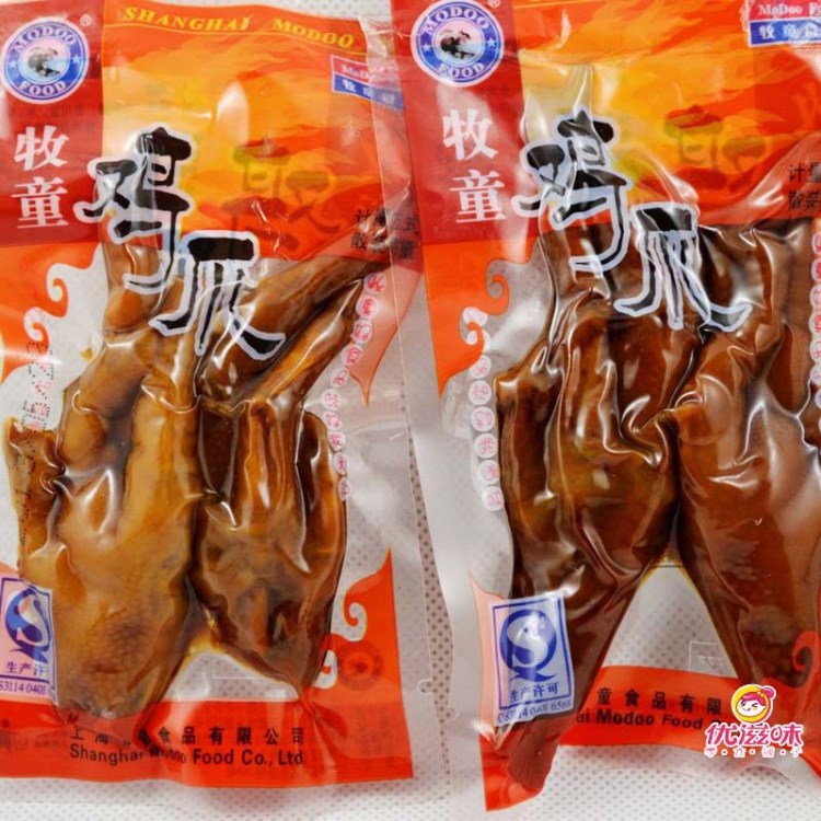 休闲食品 小牧童凤爪香卤独立小包装整包5斤/袋 休闲零食一件代发