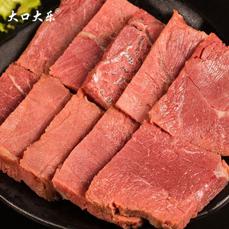 昌金食品五香驢肉批發鹵味熟食真空包裝即食秘制醬香驢肉方便速食